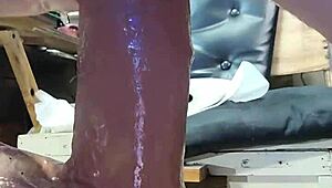 Solo Dildo Riding Brings Deep Feelings For Mr Hankey With Toys