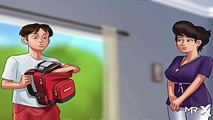 i was masturbatin with the police baton in summertime saga e2 72