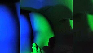 Morena Safado stripping in a dark room! So hot!