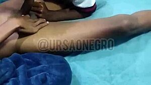 RJ vs SP: Black guys fucking with big cocks in group orgy!