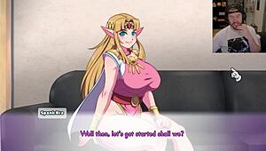 zelda's worst casting couch experience turns into intense waifu hub fucking