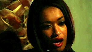 Pornstar Rides Strapon in Wild Group Action