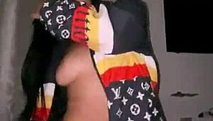 She begs me to record her dancing! Then we fuck hard!