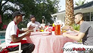 Tori Taylor Gives Handjob In Doggystyle With Donny Sins!