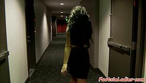 Foot Fetish Milf Bent Over for Fucking Before Giving a Hot Footjob.