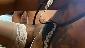 Maid Sucks Big Black Cock For Bonus