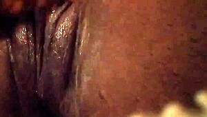 what's that huge clit squirting all over?
