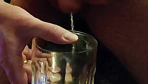 ugh, i’m so drunk, just pissing and drinking it, oops