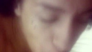 Mia Gives Real Blowjob