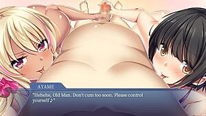 Anime titty fuck femdom handjob leads to happy ending fucking