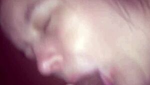 camera shy girl returns for another steamy facial session.