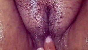 I filmed my first night closeup pussy fingering outdoors