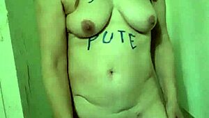 French Slave Slut in Solo BDSM Session on April 24, 2023!