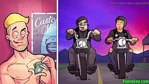 Brazilian cartoon explores motoqueiro encounters on the sex highway