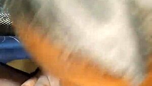 tiny car blowjob leads to cum