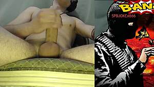 Huge cumshot from biggest cock in POV