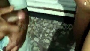 Amateur gay orgy with big black cocks on Madureira street