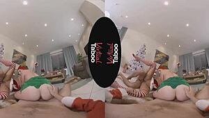 virtual taboo jingle hoes orgy with blonde blowjob and hardcore action