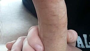 sloppy blowjob by the lake with nympho brunette