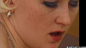 Foxy Lesbians Stretch And Fist Anal Holes Wildly