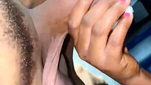 Stepmom's Reward: Big Black Cock for Her Pleasure After Shaving Help