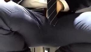 Gay men cum during masturbation in group orgy casting interview.