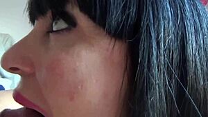 Sofia semplice gives blowjob to brazilian man