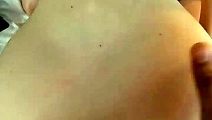 romantic massage with oiled tits