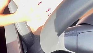 Uber Hot Woman Shows Off In Public