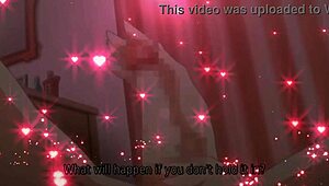 lesbian teen sucking big tits in hentai college