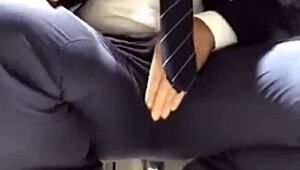 Gay men cum during masturbation in group orgy casting interview.