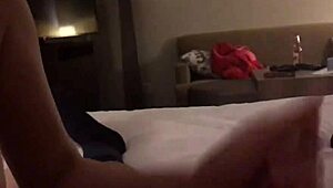 asian amateur delivers intense handjob and blowjob action