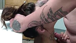 Hey, this canadian brunette slut gives the best facefuck and anal action