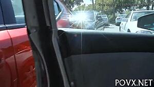 hey, this chick demonstrates her sex skills with sloppy pov blowjob 😏