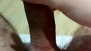 Young 18+ Amateur Receives Solo Penis Massage