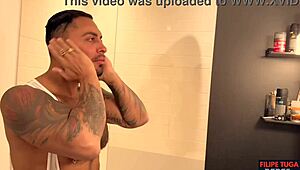 Three Guys Stumble into a Wild Bareback Session. Deepthroat Action Unfolds with XXL Surprises.