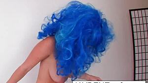 jayden jaymes in latex, solo masturbation scene