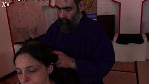 Hey, watch me spank Pat Foster with toys!