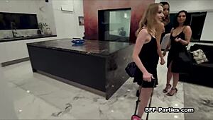 I was fucking my three girlfriends on valentines day, it was so hot and homemade