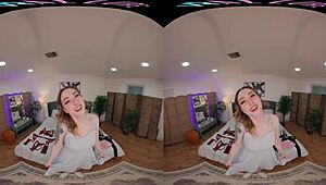 Blonde Vrallure In Stockings, How Do You Want Her Shaved Pussy? 😏