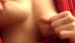 teasing with my chubby natural tits and curvy ass outdoors