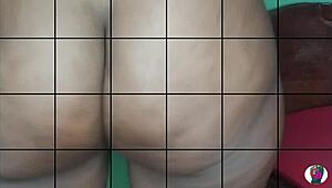 Cyndy blackslave performs striptease for a follower