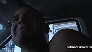 big tit latina newbie takes big dick