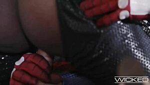 Wicked Spideypool Returns With Deadpool And Spiderman Fucking Monica Rambeau Hard