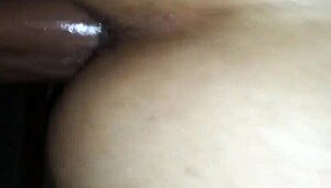 Long thick dick fucks me deep in rough interracial.