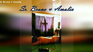 Bold Spanking Session with Bound Colombian