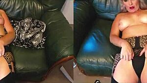 i watch bettie hayward's vintage striptease in 3d vr, her big natural tits and garter belt driving me wild.