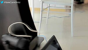 Latina Hot In Red Lingerie