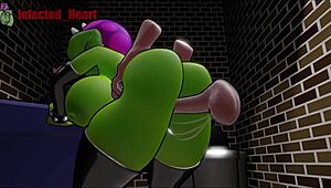 Chomper encounters alley trouble