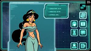 Princess gets clothes ripped in hentai gameplay, revealing her slutty ass